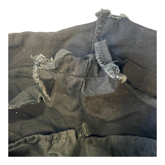 Denim Black Women’s Mini Skort Small Jean Distressed Goth Rock skirt - Picture 7 of 13